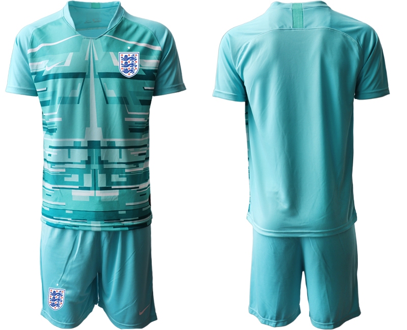 Men 2021 European Cup England blue goalkeeper Soccer Jersey1->england jersey->Soccer Country Jersey